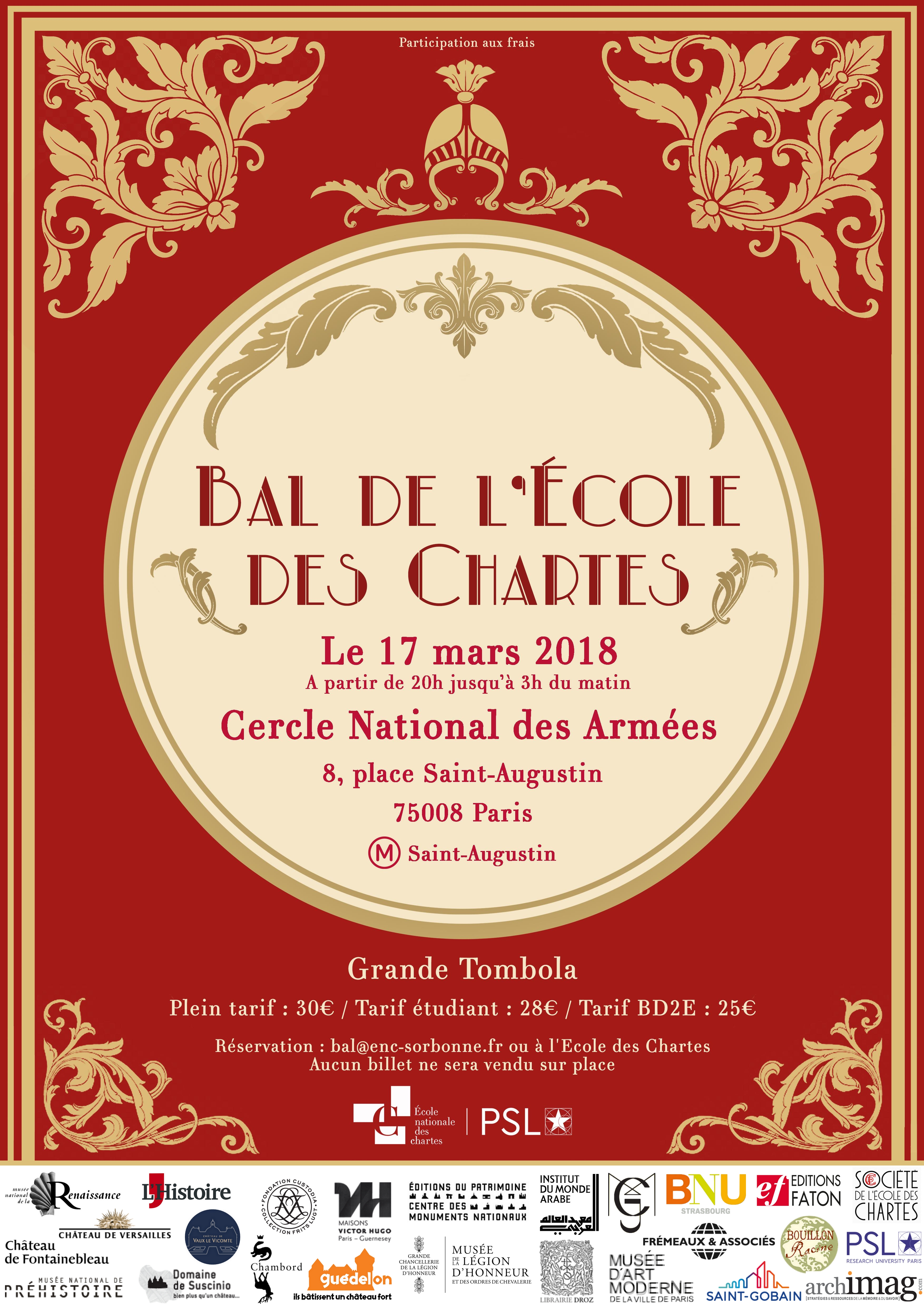 Affiche du bal