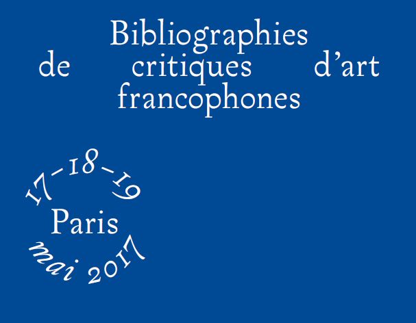 Bibliographies de critiques d’art francophones