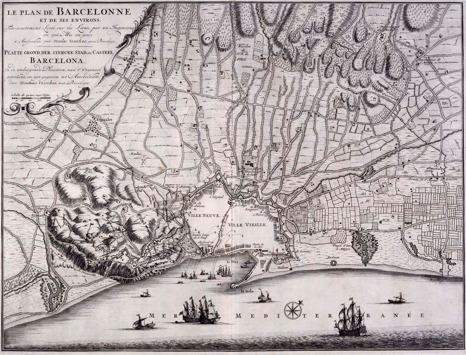 Plan de Barcelone de 1706  