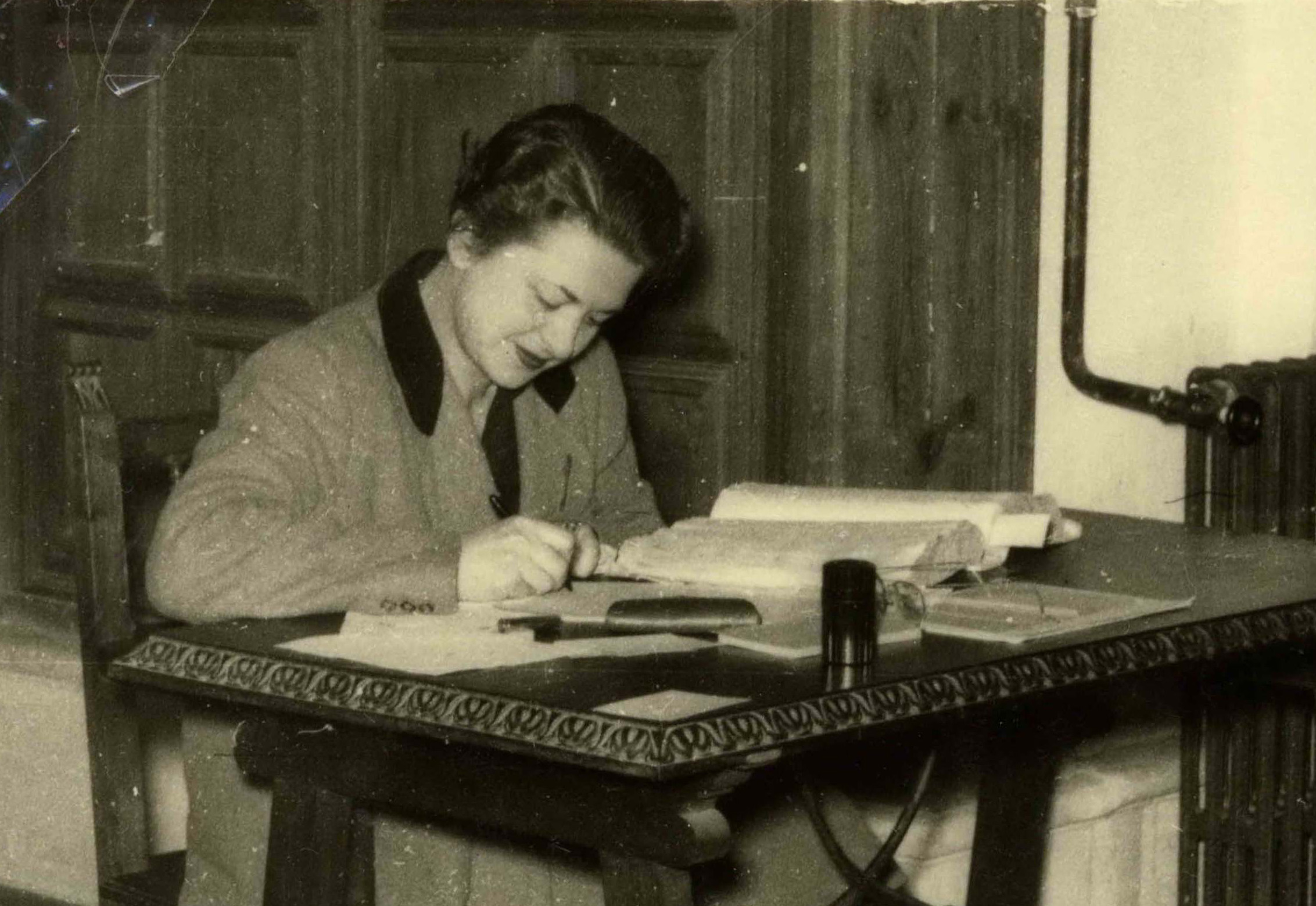 Chantal de La Véronne (années 1950-1955) aux Archives générales de Simancas 