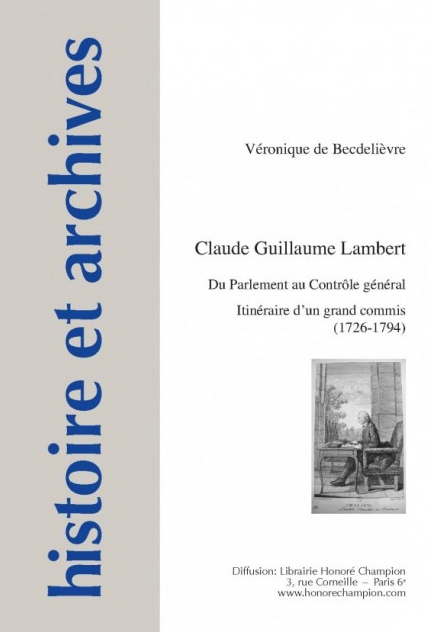 Couverture de l'ouvrage Claude Guillaume Lambert