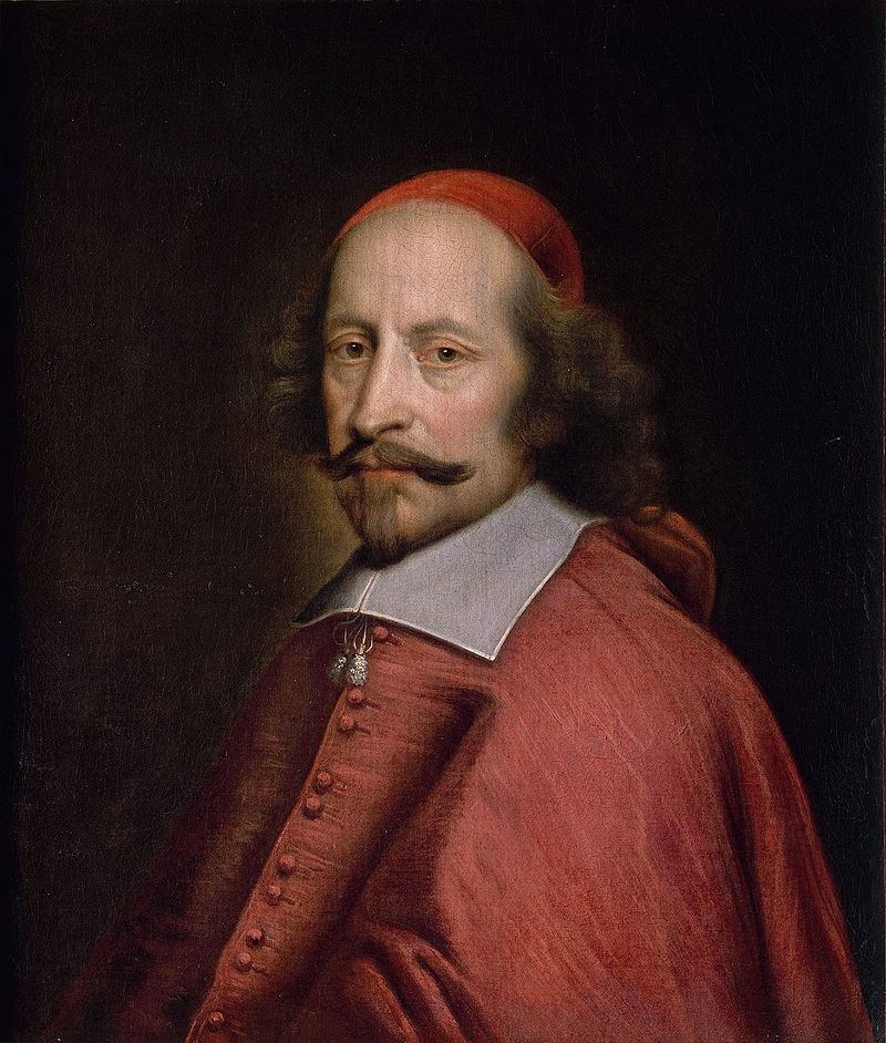 Portrait du cardinal Mazarin,par l’atelier de Pierre Mignard,1658-1660, Chantilly, musée Condé