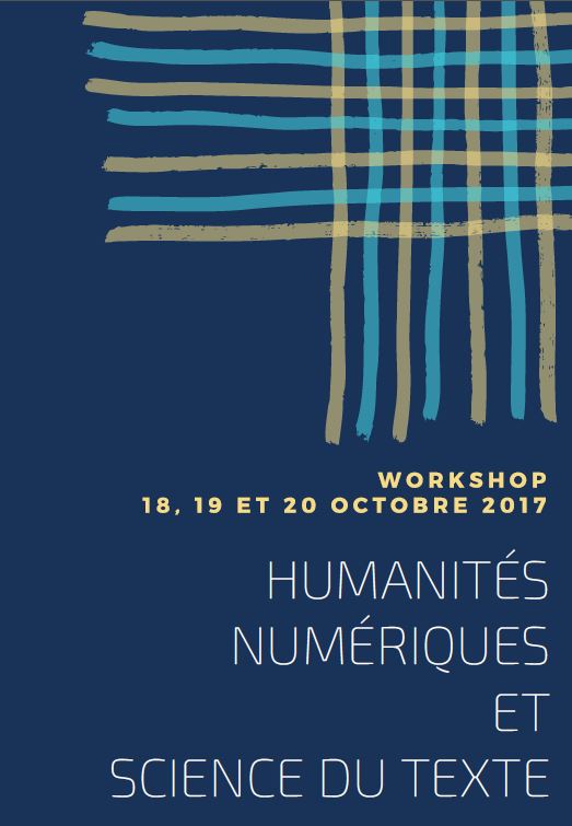 Workshop « Humanités numériques et science du texte »