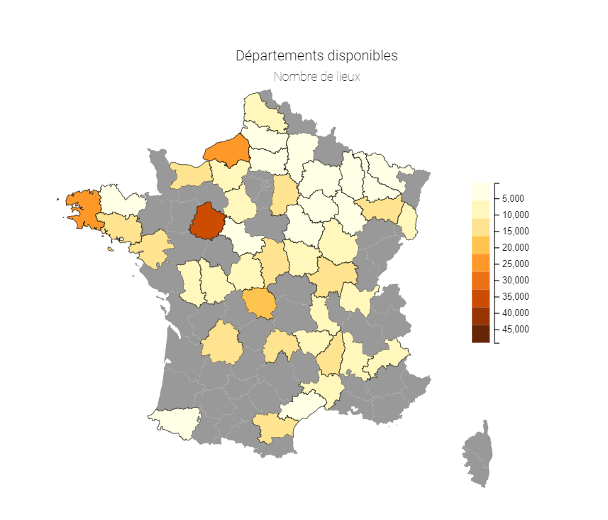 Image décorative : carte de France, application DicoTopo