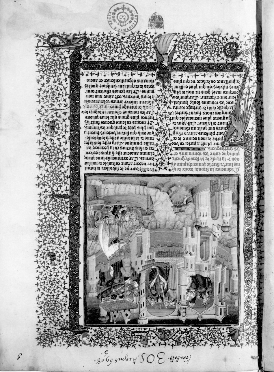 Image décorative : Titus Livius, "Ab urbe condita", traduction française par Pierre Bersuire, sous le titre "Le Livre de Tytus Livius. De Hystoire roumaine". Bibliothèque nationale de France, français 261. Source: gallica.bnf.fr / BnF