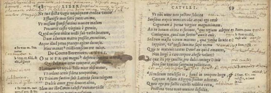 Image décorative : Catullus, Tibullus, Propertius 755 H 23, p. 37 (Leiden University Libraries CC BY)