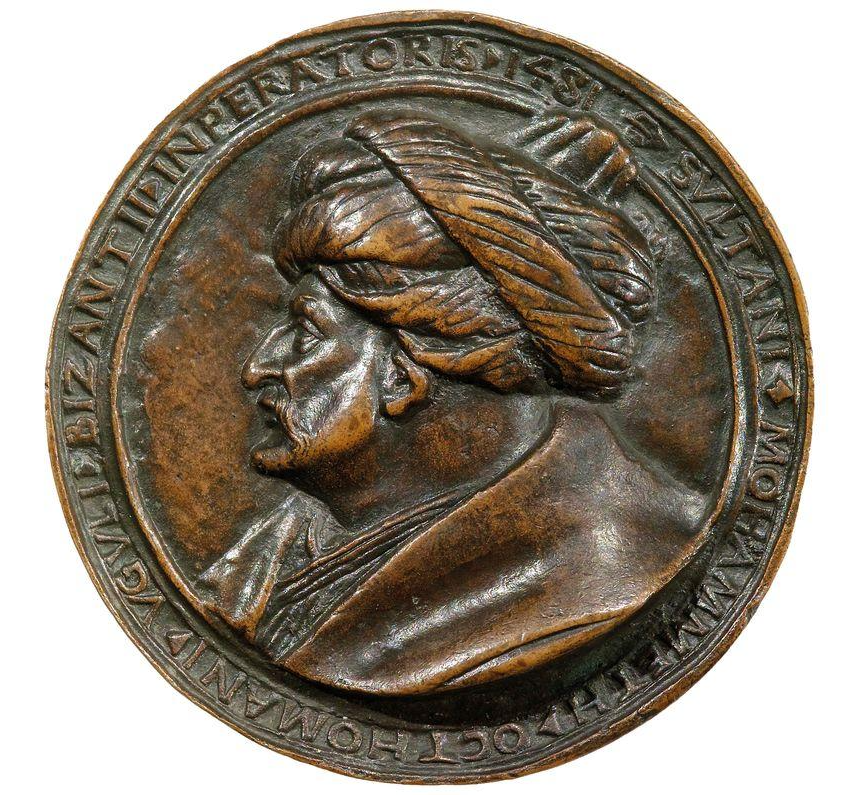 Image décorative : Costanzo da Ferrara (1450?-1524?), Médaille de Mehmet II, Bronze - 1481 - BnF, département des Monnaies, médailles et antiques